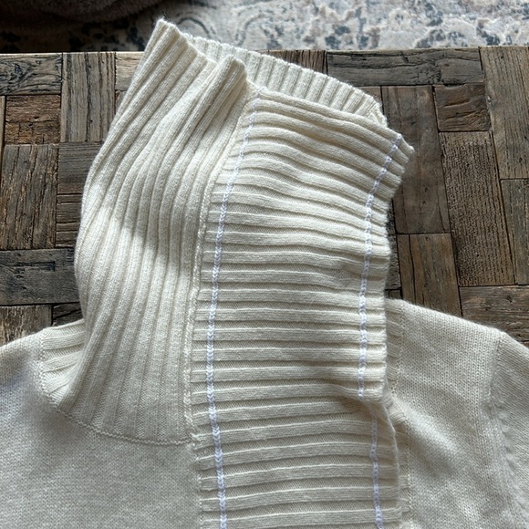 ICHI Cream Wool Sweater Angora Lambswool Small - Picture 8 of 11